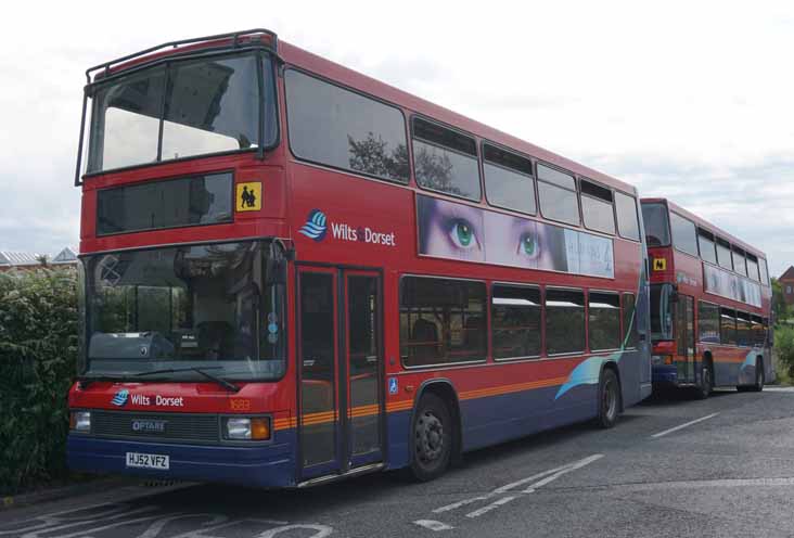 Wilts & Dorset Optare Spectra 1683 & 1666